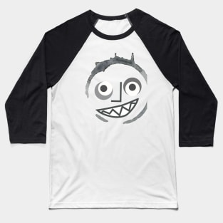 Sharpy Smiley Inky Face Dude Baseball T-Shirt